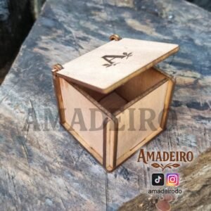 Cajita de joyas de madera personalizada