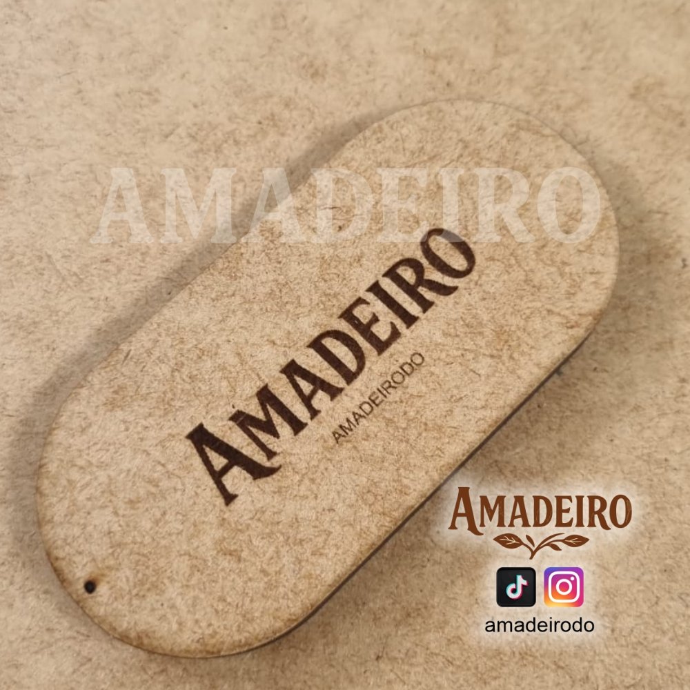 Llavero de MDF con espejo - Image 2